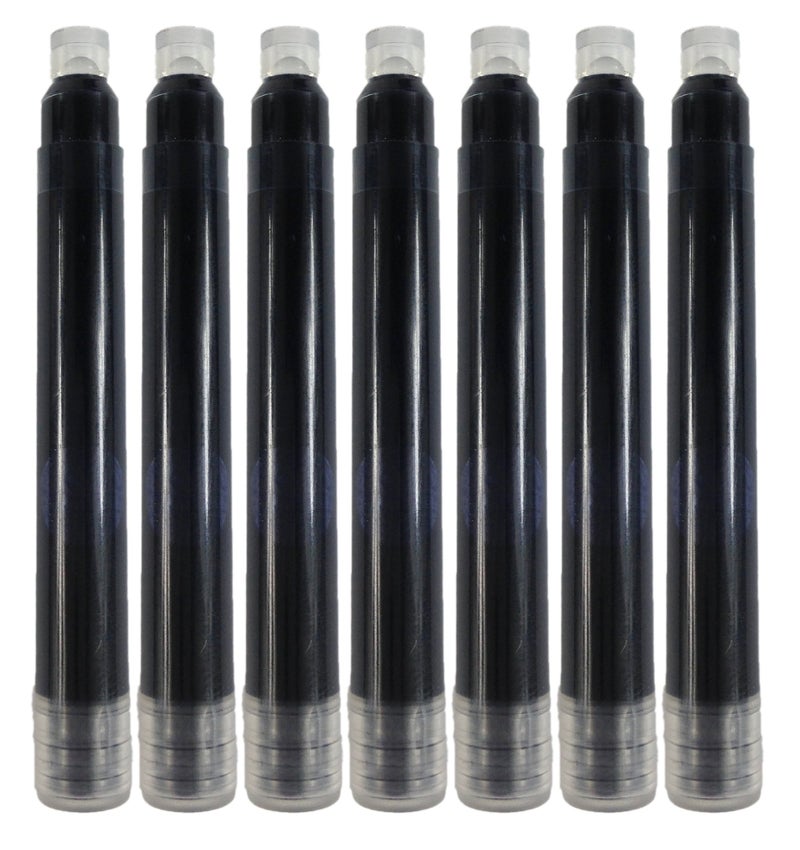 Gullor Ink Cartridges Fit Jinhao Foutain Pen, Black Ink, Set of 25 PCS